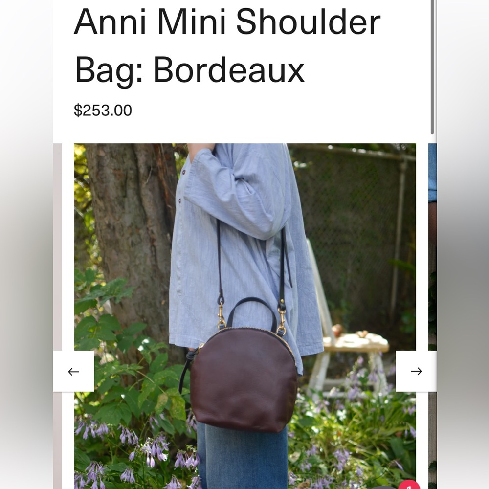 Anni Mini Shoulder Bag purse by Eleven Thirty